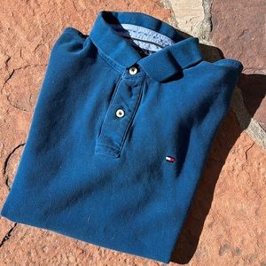 Boys Tommy Hilfiger Teal Polo